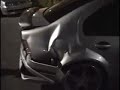 Toyota MR2 Turbo Burnout Launches and Crashes Into Cars Toyota MR2 Turbo Burnout Launches and Crashes Into Cars