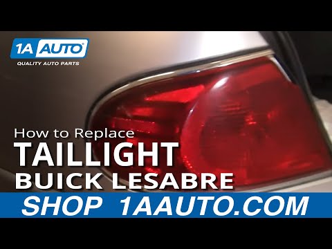 How To Install Replace Bulb Fix Broken taillight Buick Lesabre 00-05 1AAuto.com