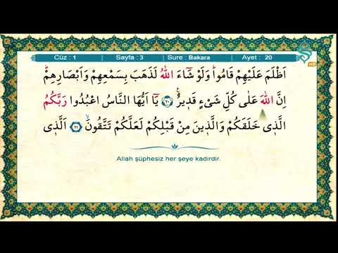 Ramazan  Simsek Hatmi 1 cüz komple video hatim width=