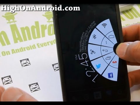 how to control v on android