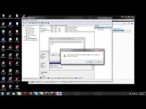how to change drive letter