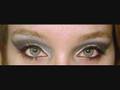Morticia Addams Inspired Makeup Black and Silver and White