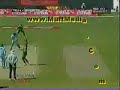 Dravid out first bowl by akram