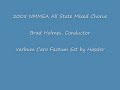 the New Mexico Music Educators Association All State 2005 Mixed Chorus...this is the second song we sang during my sophomore year in all state in new mexico...VERBUM CARO FACTUM EST BY HASSLER...hope you like the song