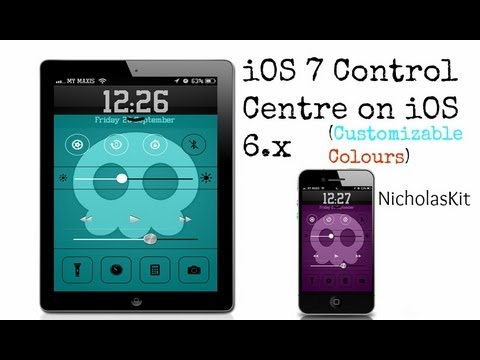 how to get to control center ios 7