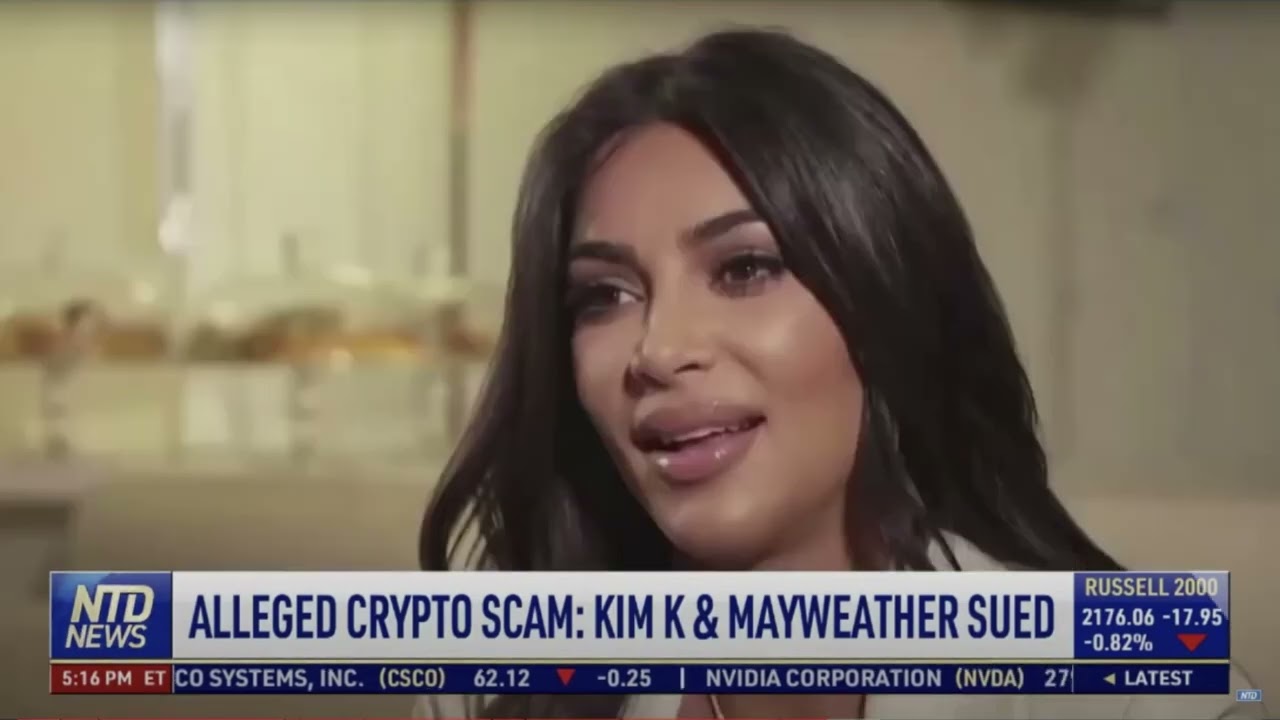 NTD News Kim Kardashian Floyd Mayweather Crypto Scam