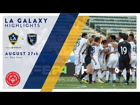 Video: HIGHLIGHTS: LA Galaxy Special Olympics Unified vs. San Jose Earthquakes | August 27, 2017