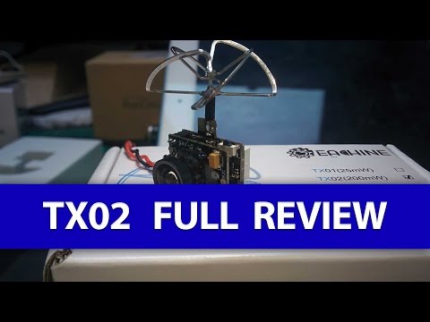 FULL REVIEW: Eachine TX02 AIO FPV Camera WITH DVR Footage!