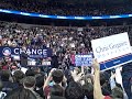 Gregoire endorses Obama in Seattle, Shot From ten rows back!