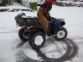 kodiak 450 fun in snow    