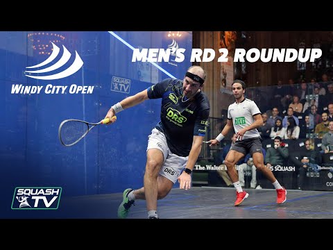 Squash: Windy City Open 2020 - Men's Rd 2 Roundup