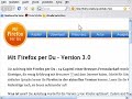 Firefox 3: Chronik und Suchw�rter l�schen