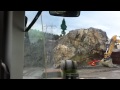 Volvo L150F working in garvelpit (cabview)