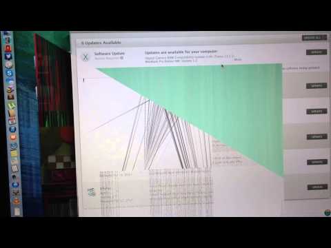 flickering, hanging retina display on Apple MacBook Pro