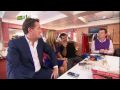 Simon Cowell kisses Amanda Holden