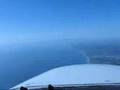 Sololflygning vid kusten i San Diego