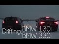 Drifting - BMW 130i vs. BMW 330i - Hartvoorautos.nl English subtitled