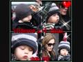 lindas montagens com fotos de shi vivi e knox jolie pitt
