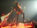 Brad Paisly playing a GIANT Wah Pedal in Macon, GA