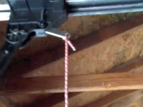 how to replace a garage door opener