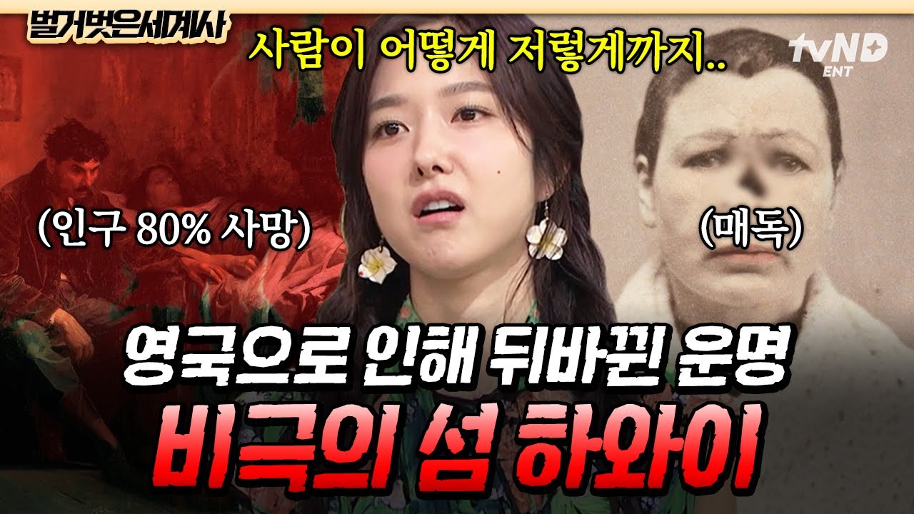 [#벌거벗은세계사] 하와이 섬에 불어닥친 비극의 시작은 영국 때문?!👿 원주민 사회를 뒤흔든 전염병과 전쟁💥