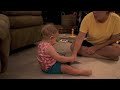 Emily crawling, clapping and kissing