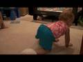 Emily crawling, clapping and kissing