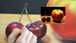 Como pintar un bodegón paso a paso - técnica óleo sobre lienzo - con -Di Carvalho