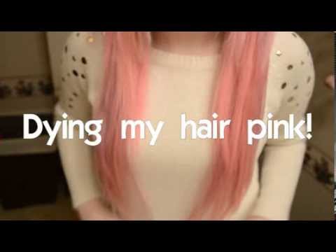 how to dye pink hair