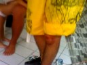 Carlinho acidentado.