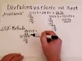 Divisionsvariante mit Rest