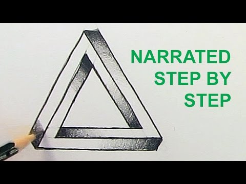 how to draw impossible triangle