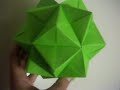 Sonobe Small Triambic Icosahedron (The easiest Modular to do with 30 squares!)