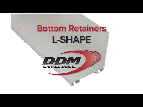 how to install l-shaped door bottom