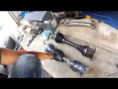 how to fit cv joint on vw passat