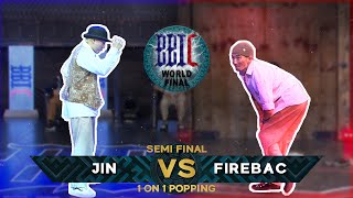 Jin vs Fire Bac – BBIC 2021 Day. 1 1on1 POPPING BATTLE BEST4