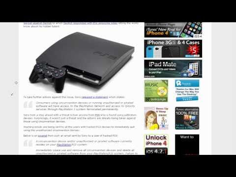 how to jailbreak sony playstation 3