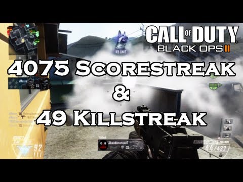 MeiseTV - Hope you enjoy the video lads, definitely one of the best kill streaks that I h ave been on so far in black ops 2! A total of a 4075 score-streak twinned wit...