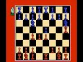 a tool assisted speed run of battle chess without the rearrangement of pieces on the board. the first version i did was done in eight moves. 1. h3 e5 2. nf3 nc6 3. d4 nxd4 4. nxe5 bc5 5. e3 nf5 6. bc4 f6 7. qd5 fxe5 8. qf7# in 15598 frames my second run was done in 6 moves (found by adelikat) 1 e4 e5 2 qh5 nc6 3 bc4 nh6 4 d4 exd4 5 bxh6 gxh6 6 qxf7# in 10415 my final run is done in 2679 frames by taking away all action scenes. this is the fastest run ever completed without 