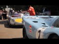Stirling Moss drives his Porsche 718 RS 61 at Goodwood