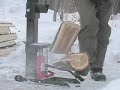 Manual Foot Operated Log Splitter