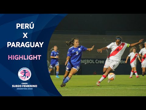 Peru vs Paraguay Sudamericano Sub-20 Feminino 2020