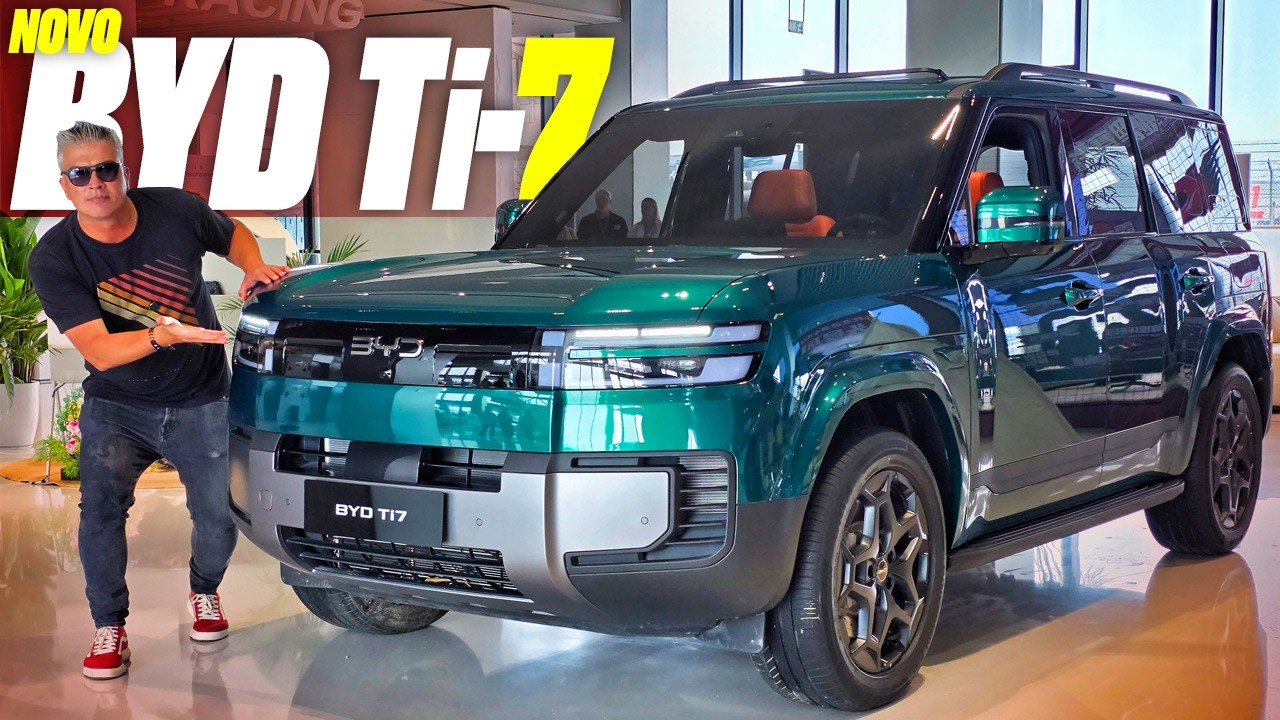 Novo BYD Ti-7 - JIPÃO HÍBRIDO CHEGA EM 2027 E É RIVAL DE GWM TANK, H9 E JETOUR T2! SAIBA TUDO!