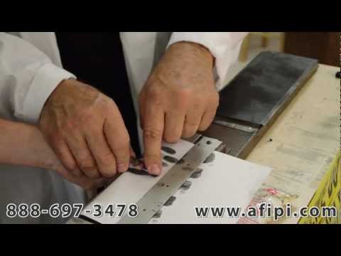 how to take fingerprints