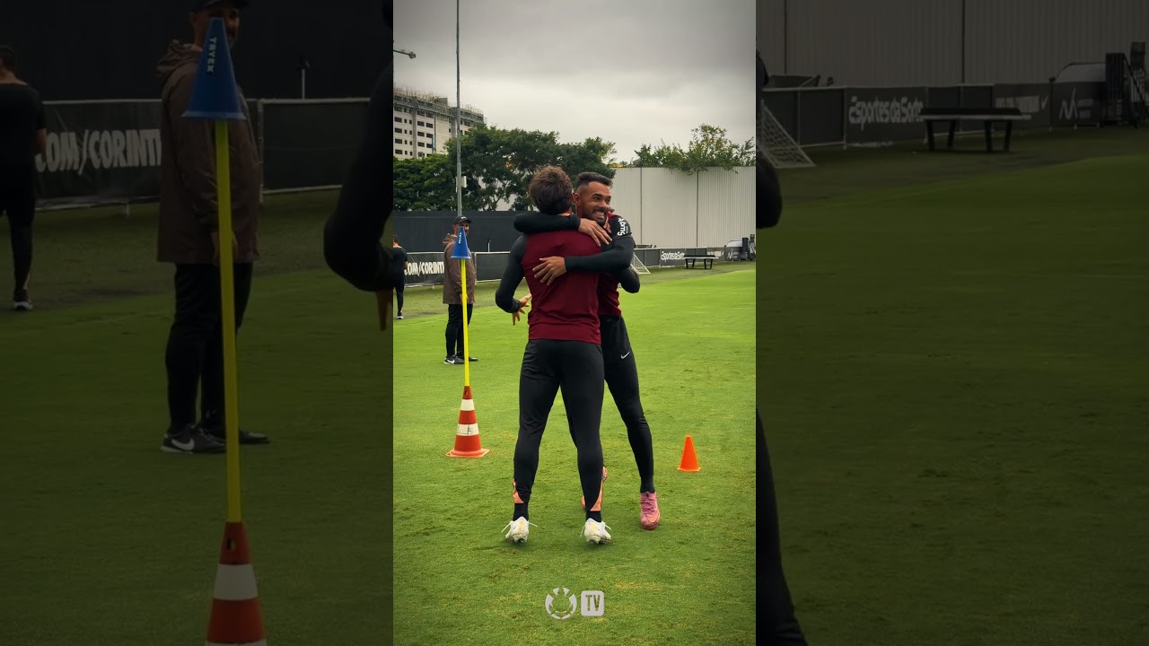 Yuri & Rani 🆚 Garro & Bidon Quem levou a melhor no jogo desta tarde? 🤔🤣 #VaiCorinthians #Shorts