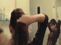 Asymmetrical French Braid updo