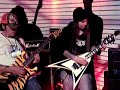 George Lynch & Alexi Laiho at ESP Booth NAMM 08\