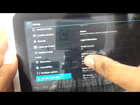HCL Y2 Tablet ME with 3G sim slot Full video review in HD