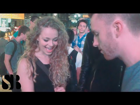 Magic for Carrie Hope Fletcher! | Steven Bridges Street Magic