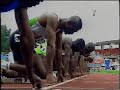 leroy burrell 100m world record 9.85,